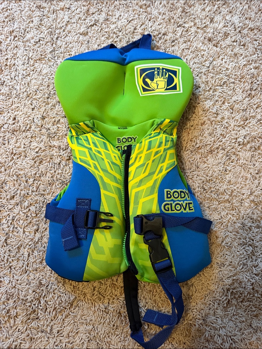 Body Glove Kids Life Jacket - Blue & Lime